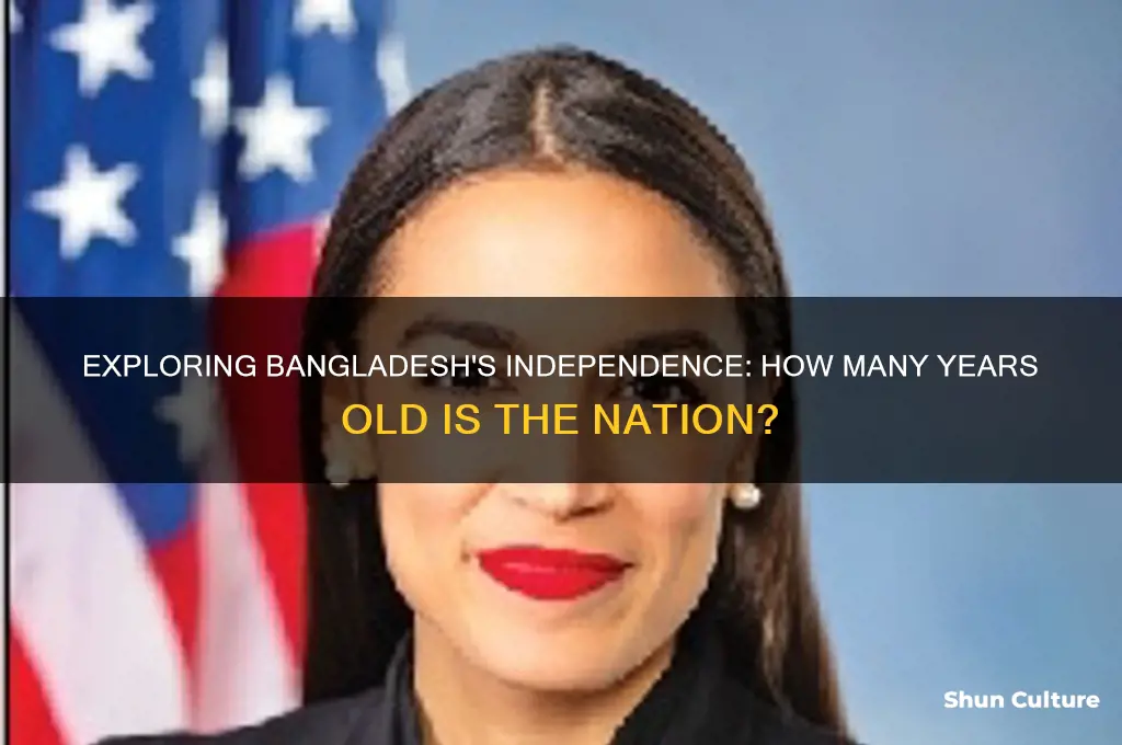 how many years old is bangladesh