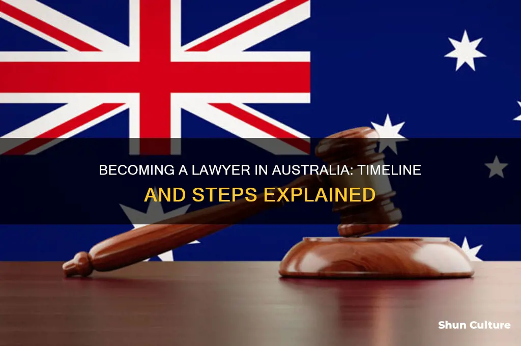 how many years to be a lawyer australia