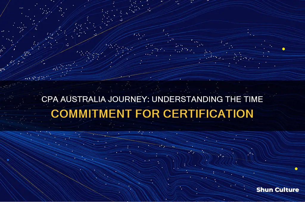 how many years to complete cpa australia