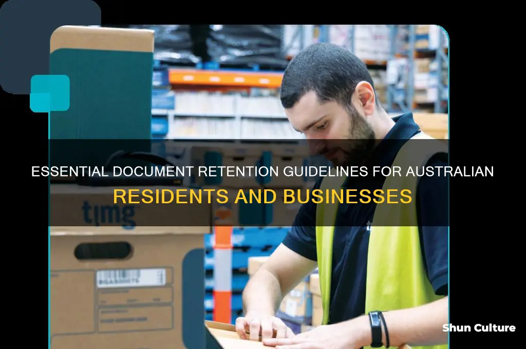how many years to keep documents australia