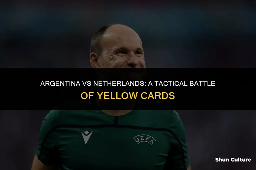 how many yellow card argentina vs netherlands