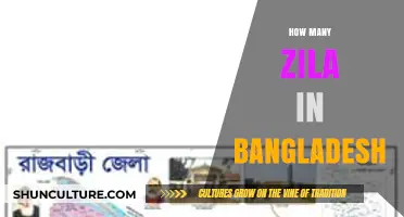 Exploring Bangladesh's Administrative Divisions: How Many Zilas Are There?