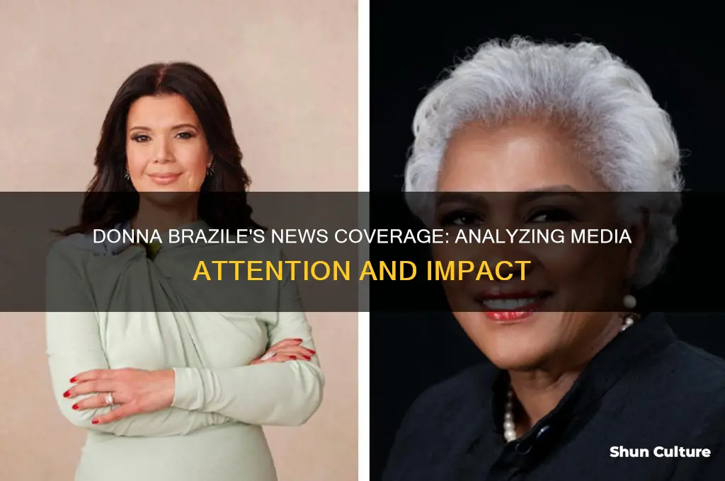 how mch news coverage donna brazile