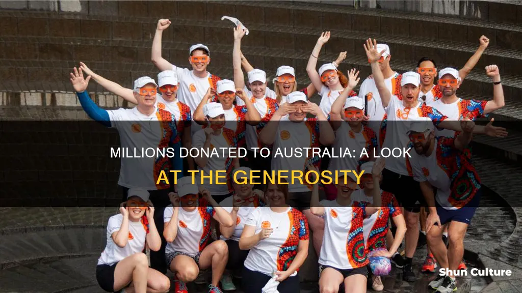 how mich money has been raised for australia