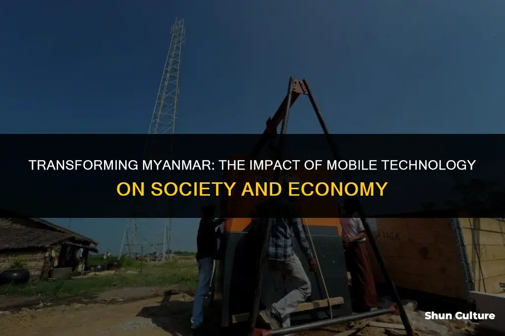 how mobile technology change burma