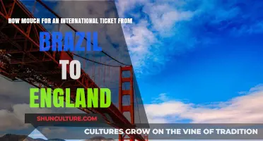 Brazil to England Flights: International Ticket Costs Explained