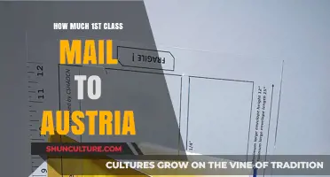 Exploring Mail Costs: Sending 1st Class Letters to Austria