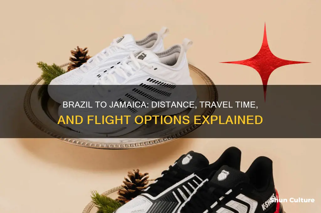 how much and how far is brazil from jamaica