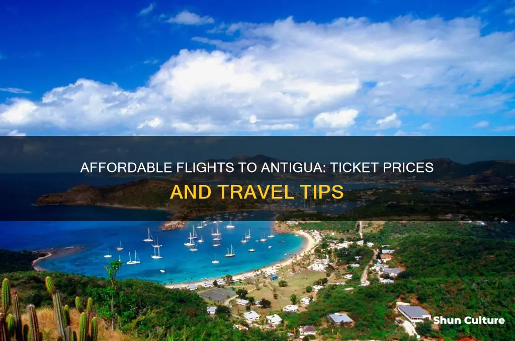 how much are airplane tickets to antigua