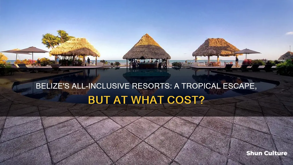 how much are all inclusive resorts in belize