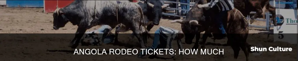 how much are angola rodeo tickets