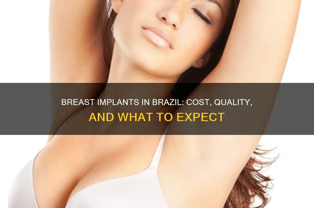 how much are breast implants in brazil