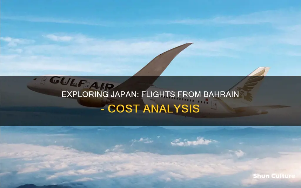 how much are flights from bahrain to japan