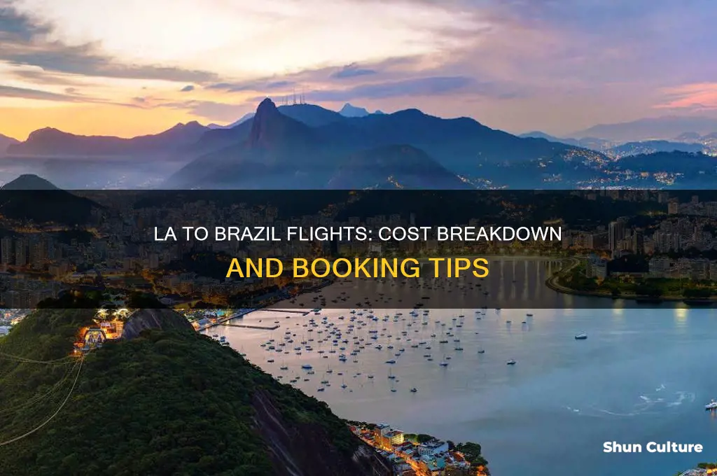 how much are flights from la to brazil