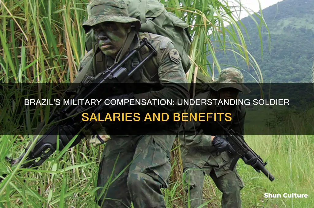 how much are soldiers paid in brazil
