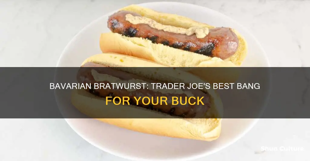 how much are trader joe bavarian bratwurst