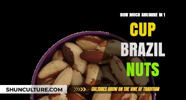 Arginine Content in Brazil Nuts: How Much is in 1 Cup?