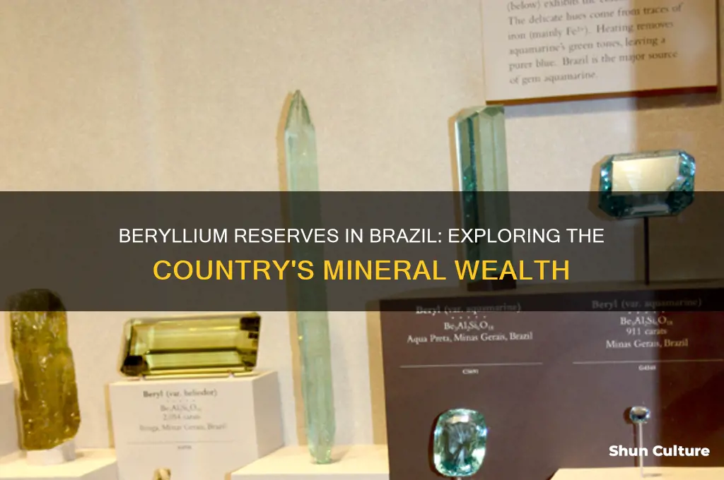 how much beryllium is found in brazil