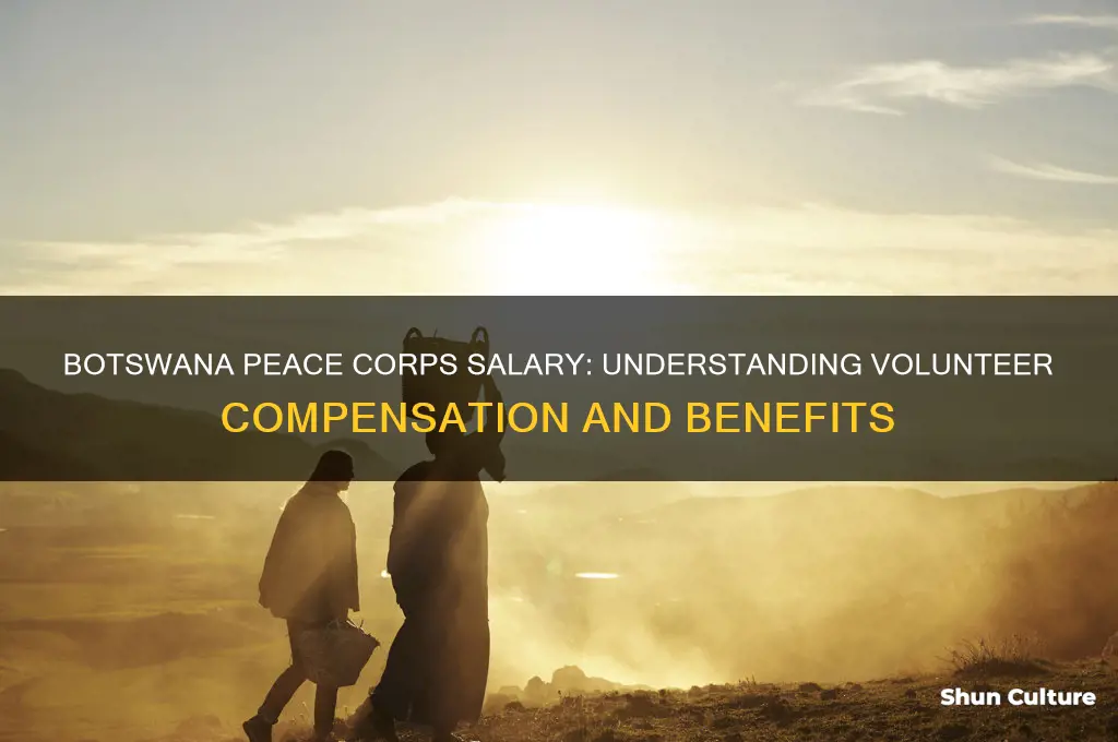 how much botswana peace corps pay