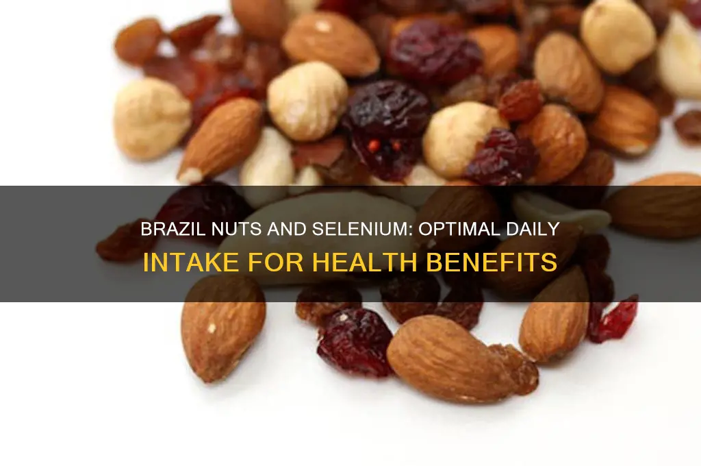 how much brazil nuts for selenium