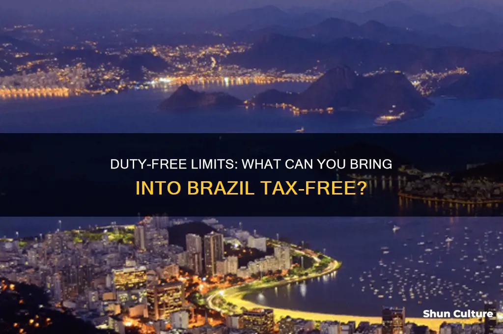 how much can I bring into brazil duty free