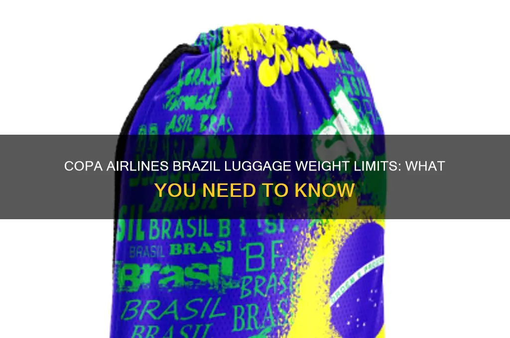 how much can your luggage weigh copa brazil