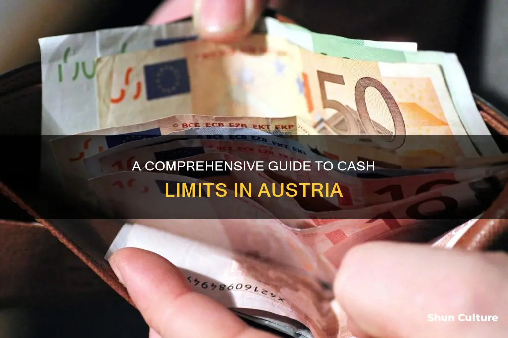 how much cash can I take to austria