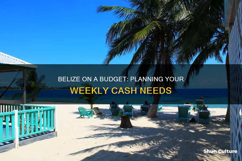 how much cash for a week in belize