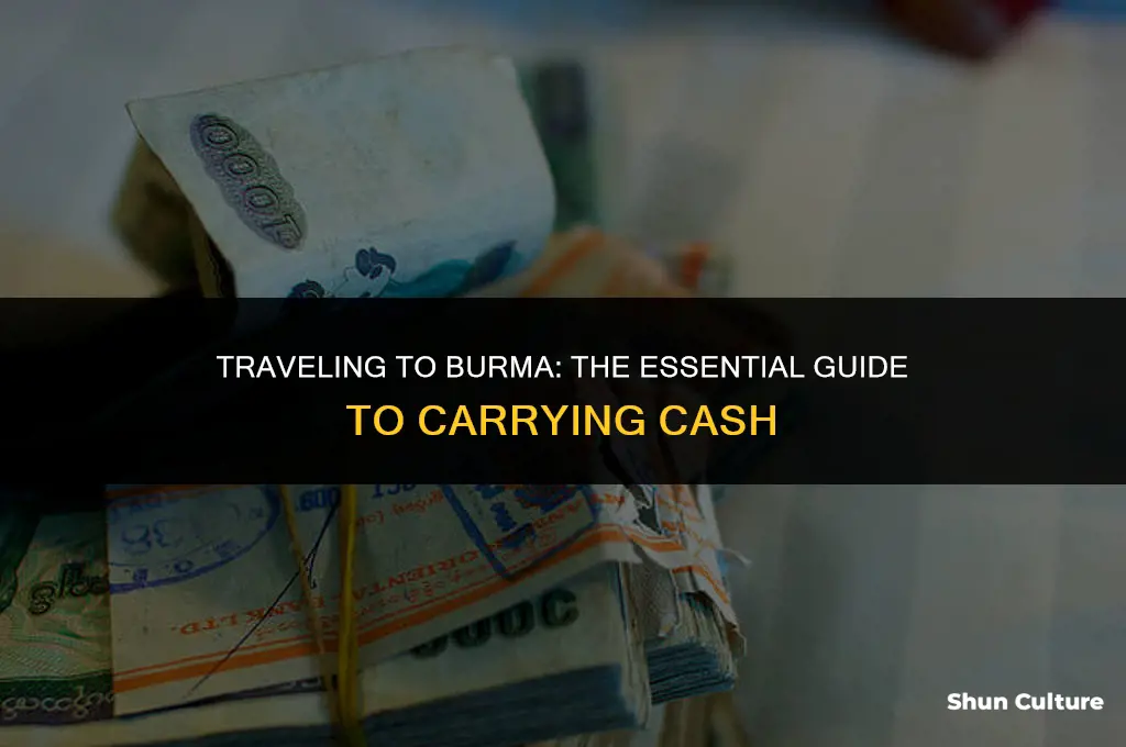 how much cash to take to burma