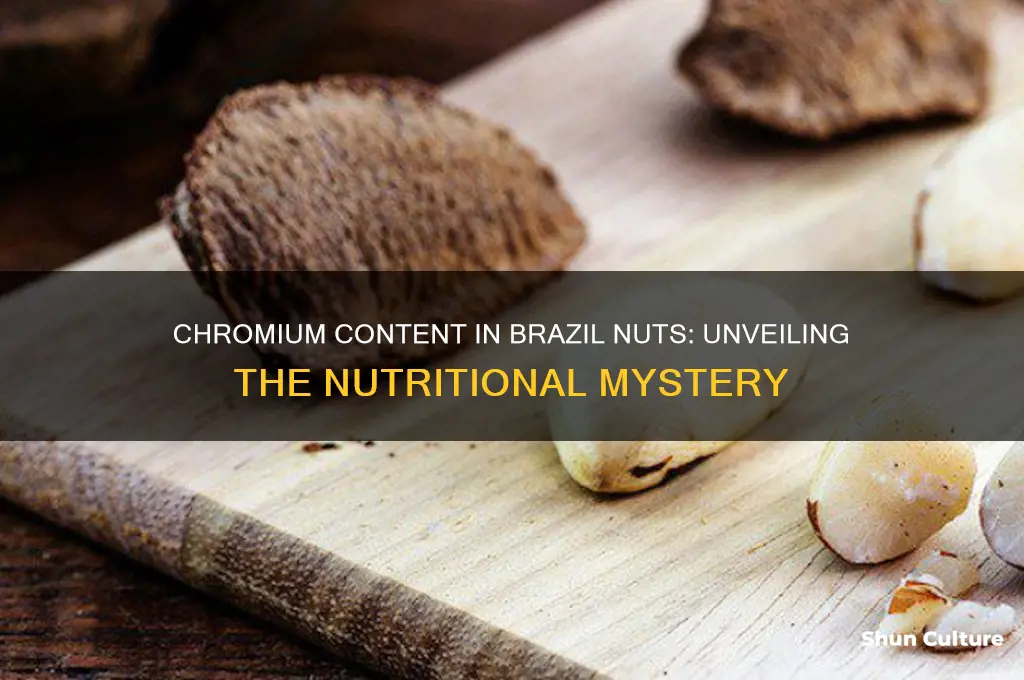 how much chromium is in a brazil nuit