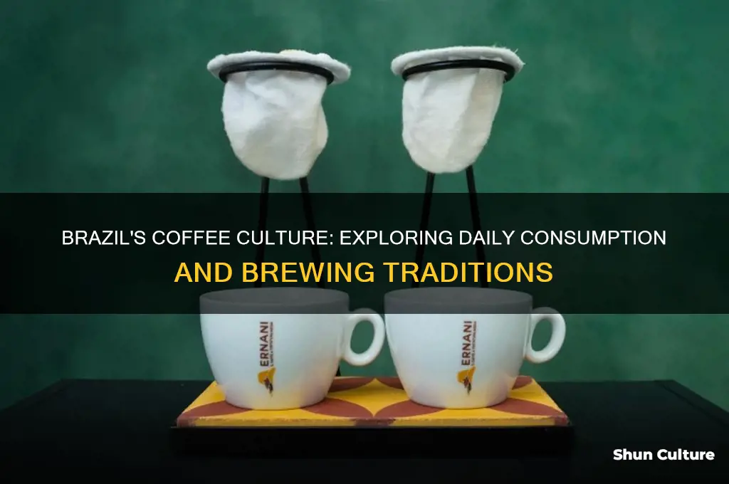 how much coffee do they drink in brazil