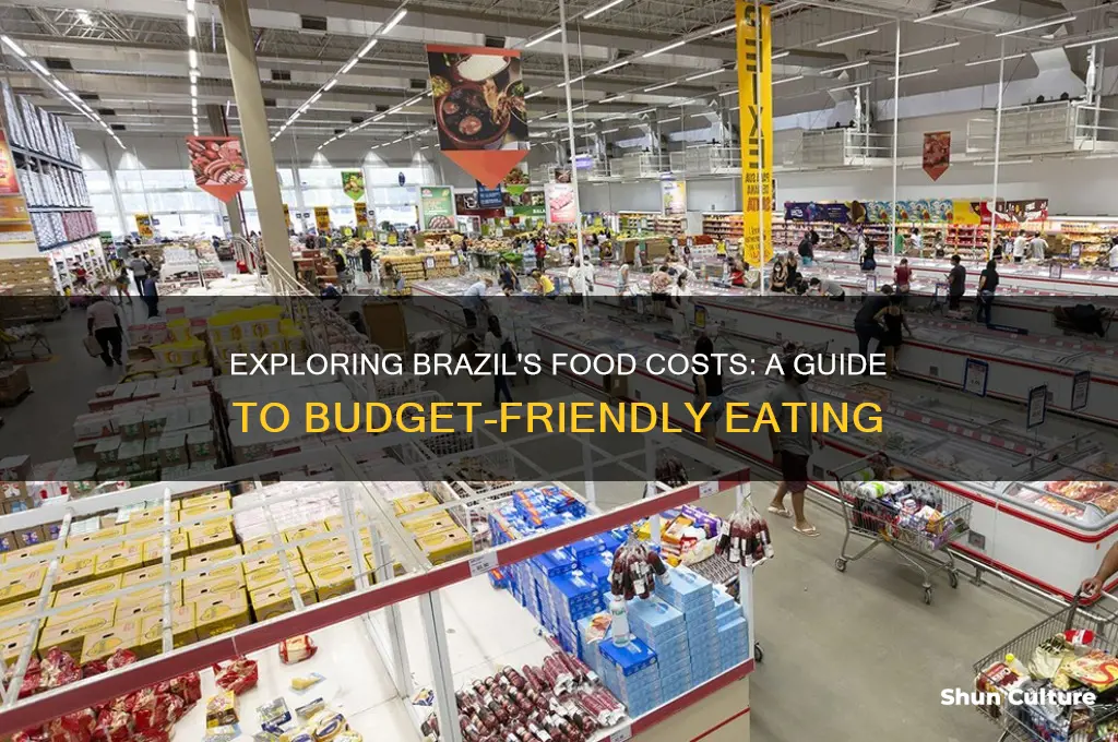 how much cost food in brazil