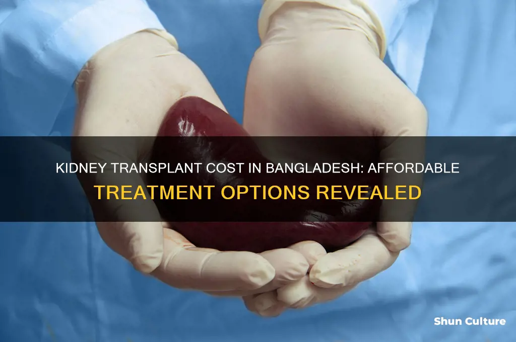 how much cost kidney transplant in bangladesh