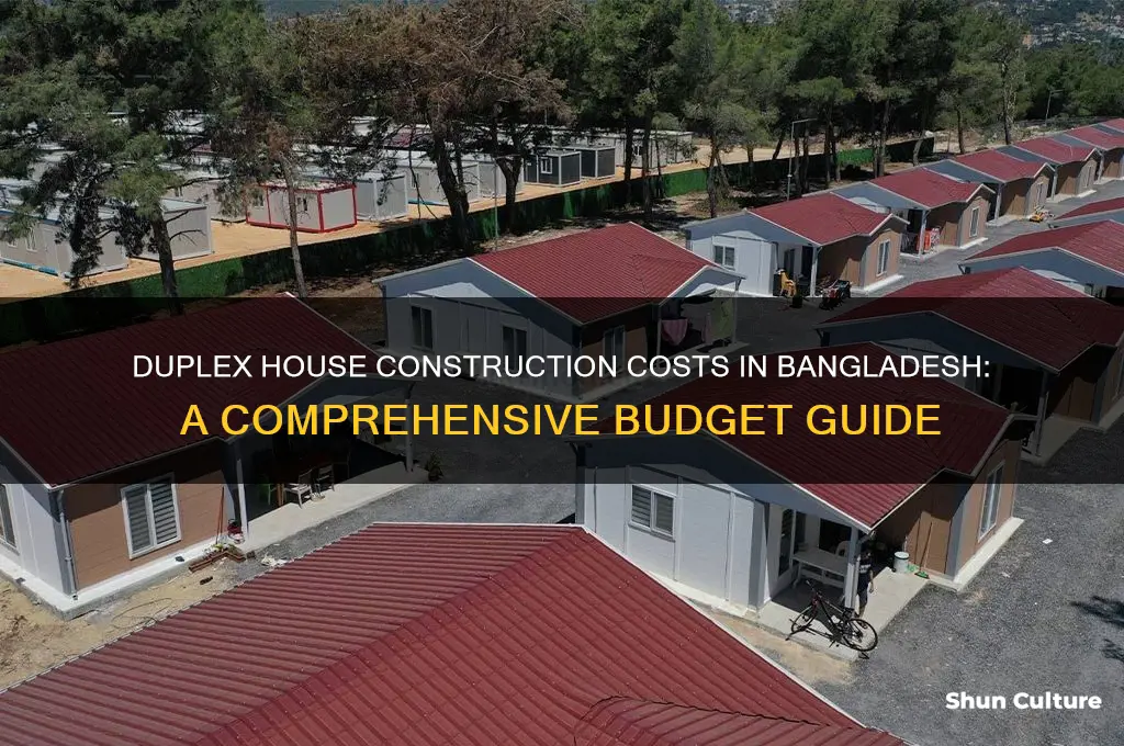 how much cost to build a duplex house in bangladesh