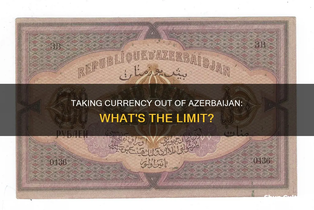 how much currency can be taken out of azerbaijan