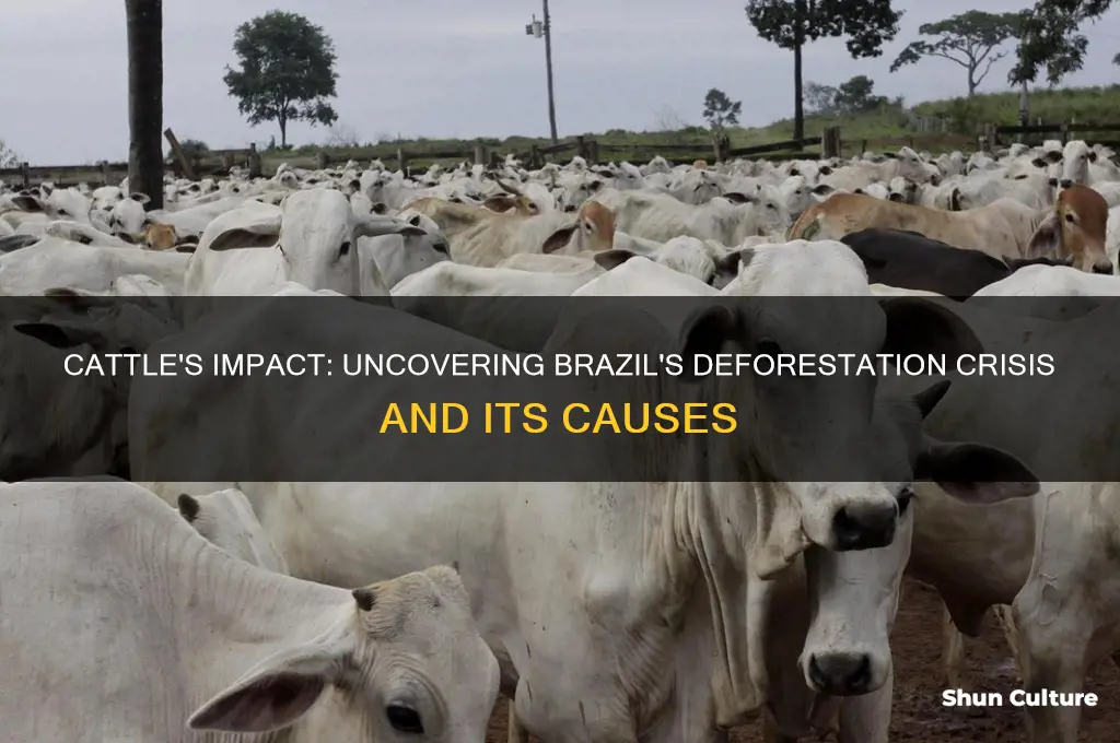 how much deforestation in brazil caused by cattle