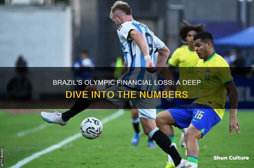 how much did brazil lose on the olympics