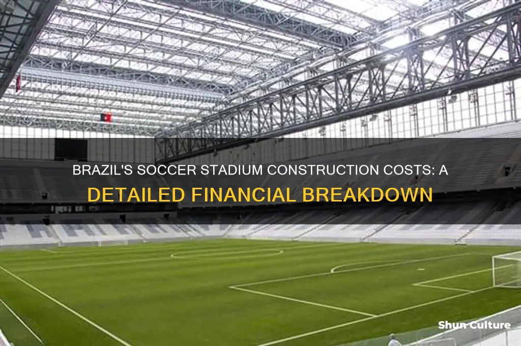 how much did brazil soccer stadium cost