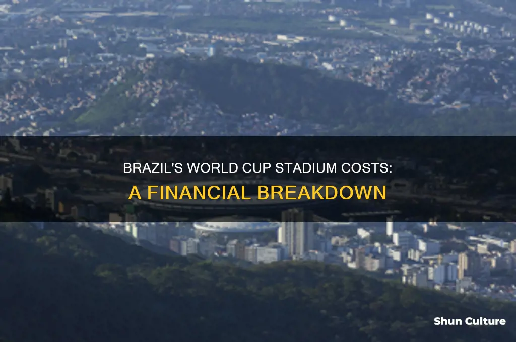 how much did brazil spend on world cup stadiums