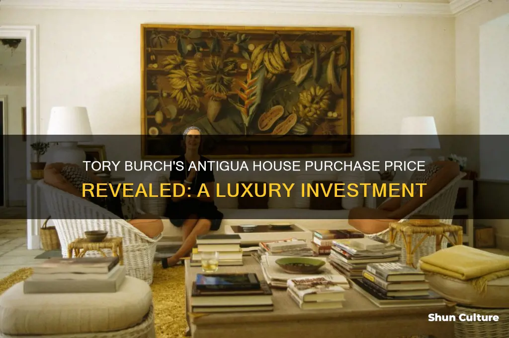 how much did tory burch pay for antigua house