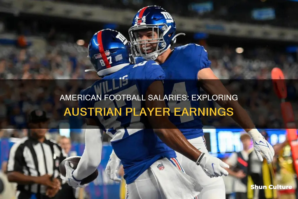 how much do american football players make in austria