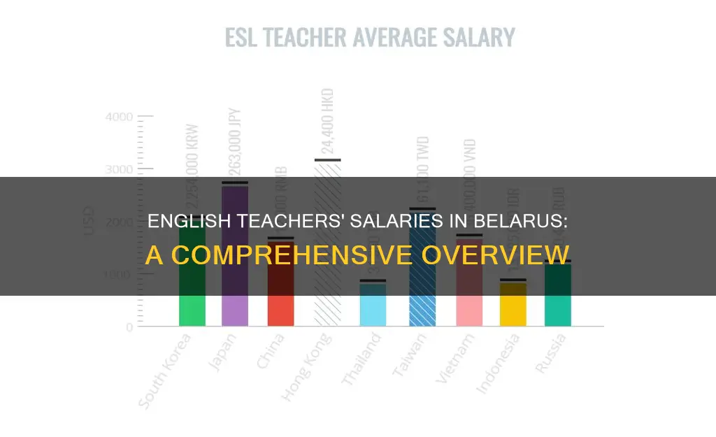 how much do english teachers earn in belarusa