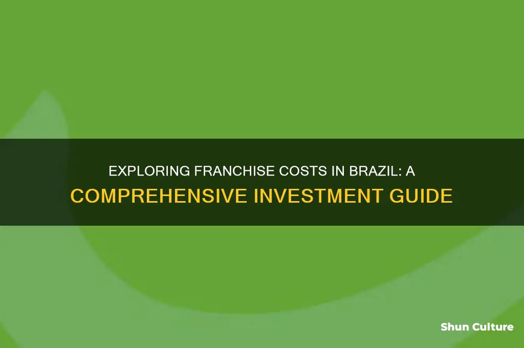 how much do franchises cost in brazil