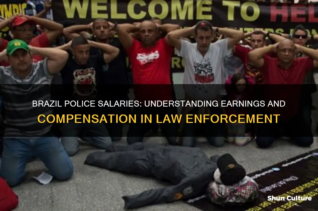 how much do police in brazil make