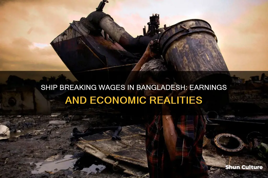 how much do ship breakers get paid in bangladesh