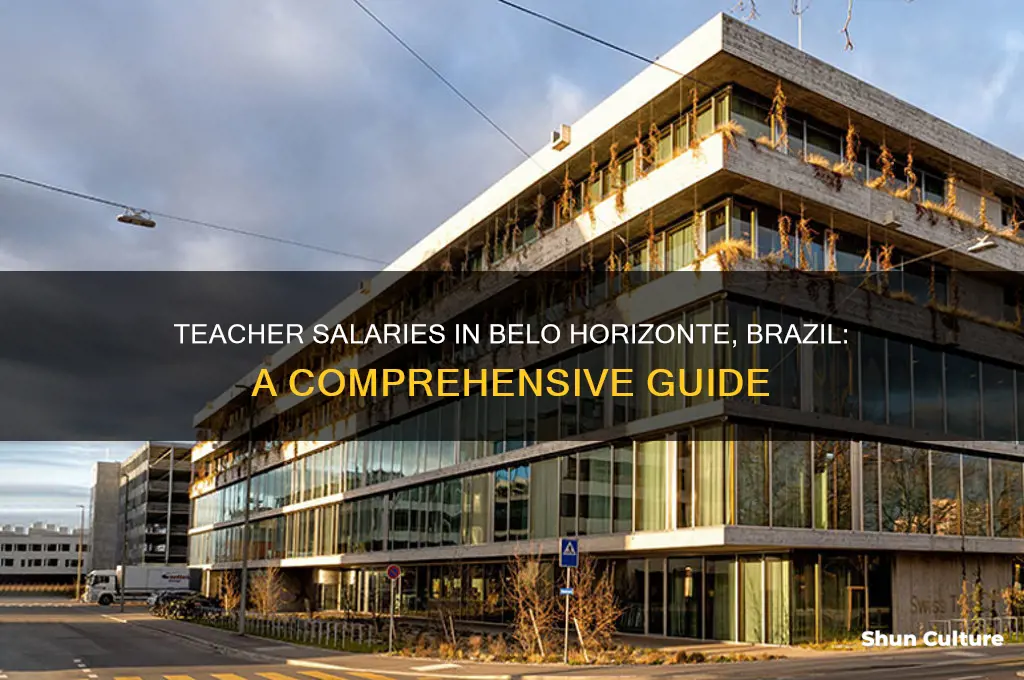 how much do teacher make in belo horizonte brazil