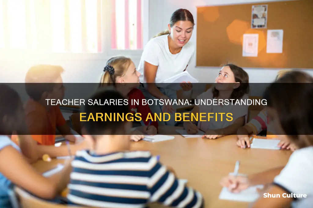 how much do teachers earn in botswana