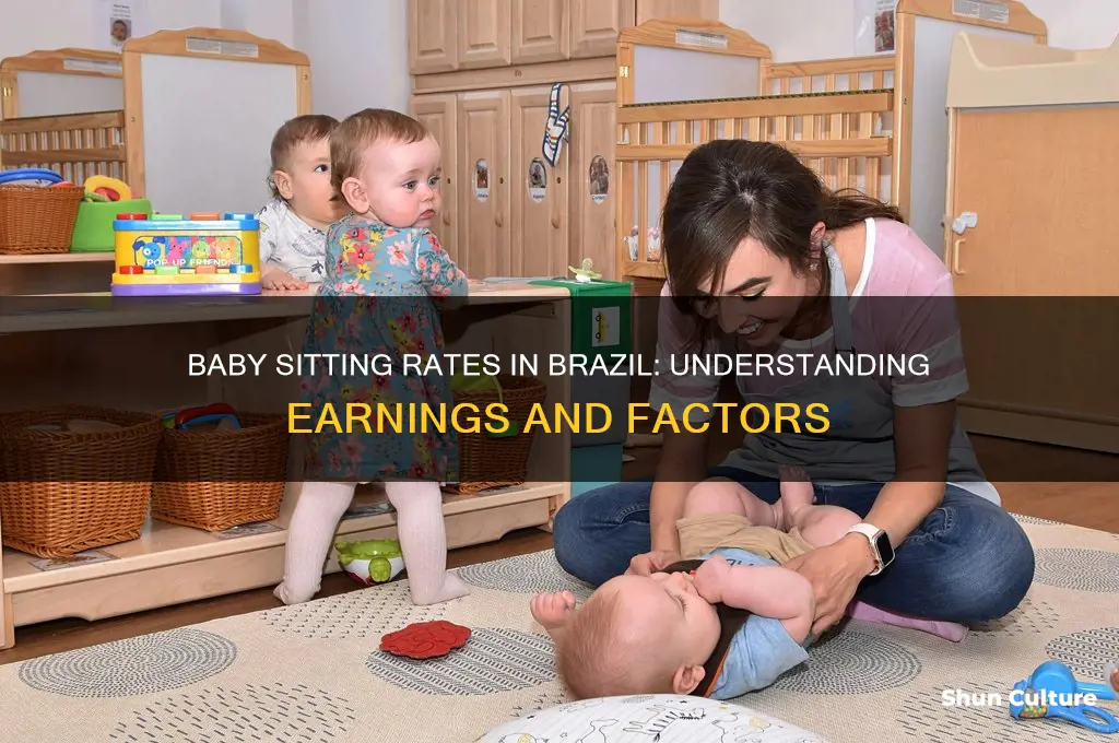 how much do they pay baby sitters in brazil
