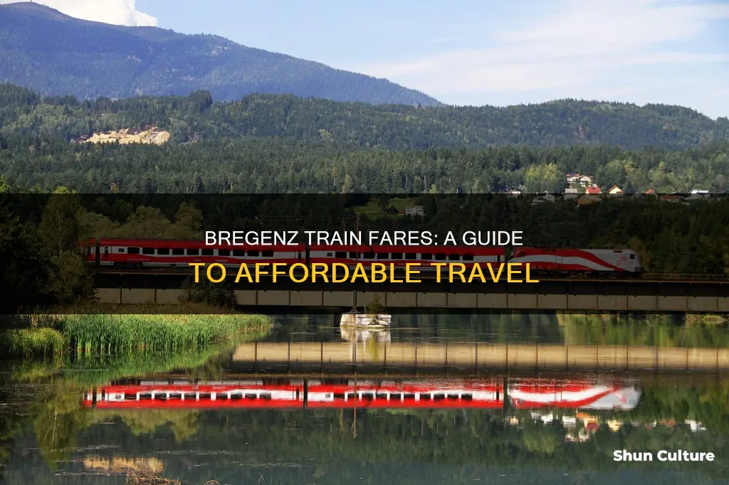 how much do train tickets cost in bregenz austria