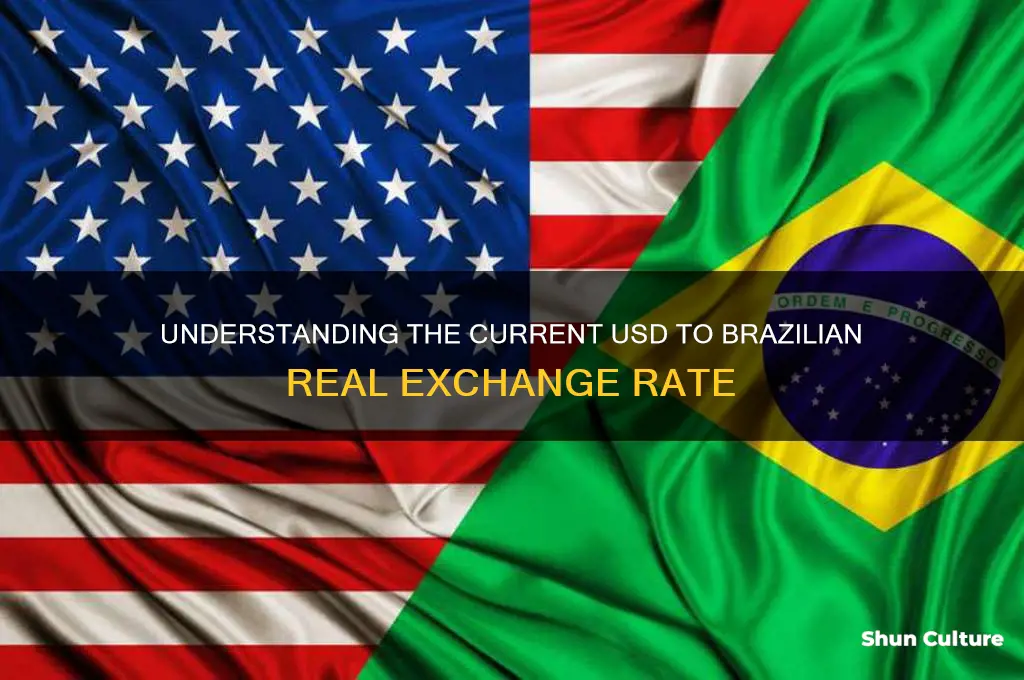 how much does 1 us dollar eqaul in brazil